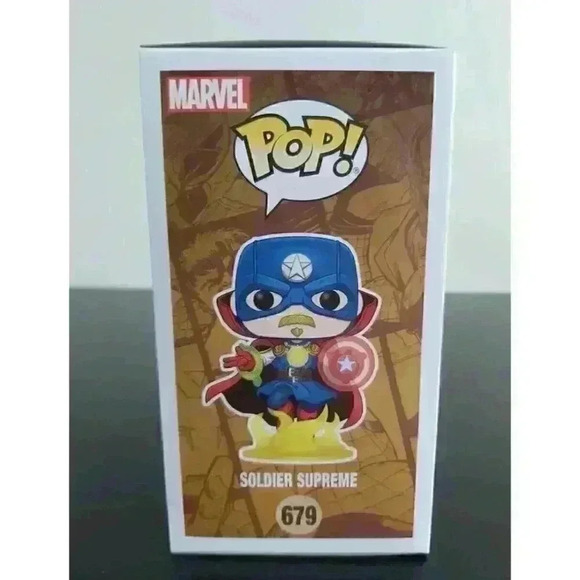 Funko Pop! Vinyl: Marvel - Soldier Supreme Infinity (Glows in the Dark) -679 - Picture 4 of 6